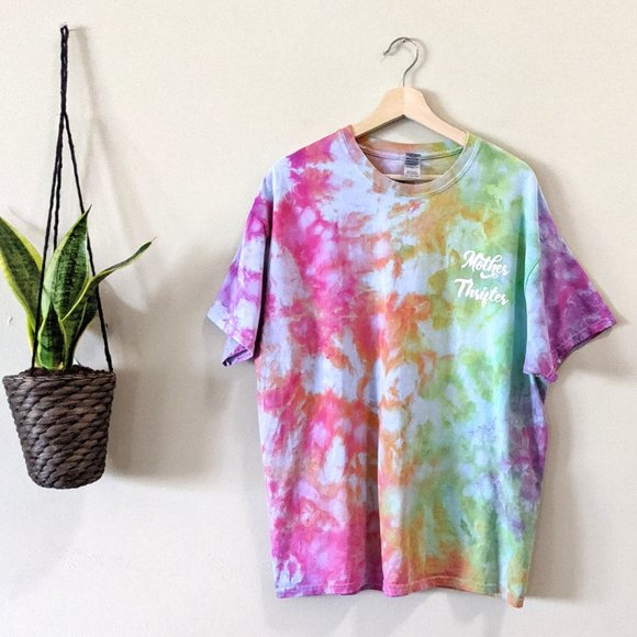 allywanderland Tops - Mother Thrifter Supernova Tie Dye Tee T-Shirt